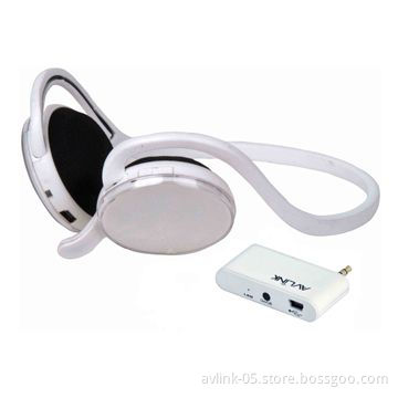 Multifunctional Wireless Stereo Headset with Built-in Microphone, Mini 3.5mm Transmitter for PC